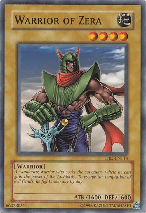 Image for Warrior of Zera (DR2-EN114) (DR2) - YuGiOh