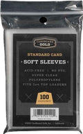 Image for Soft Card Sleeves for Standard Size Trading Cards (100-Count) - Card Sleeves