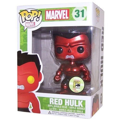 Image for Marvel: Red Hulk (Metallic) (SDCC 2013 Exclusive) - Funko
