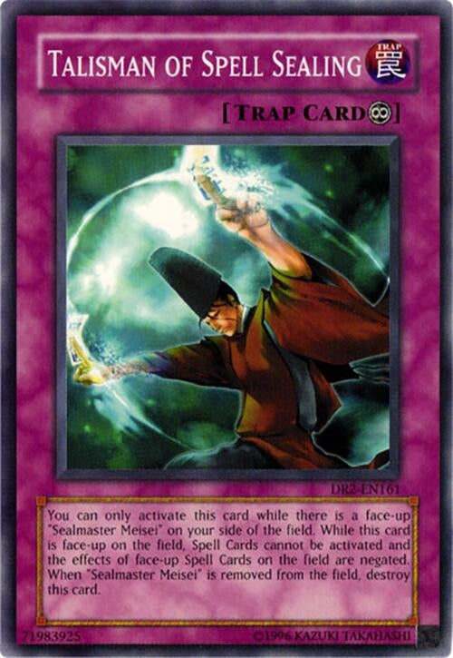 Image for Talisman of Spell Sealing (DR2-EN161) (DR2) - YuGiOh