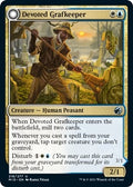 Image for Devoted Grafkeeper (218) (Innistrad: Midnight Hunt) - Magic: The Gathering