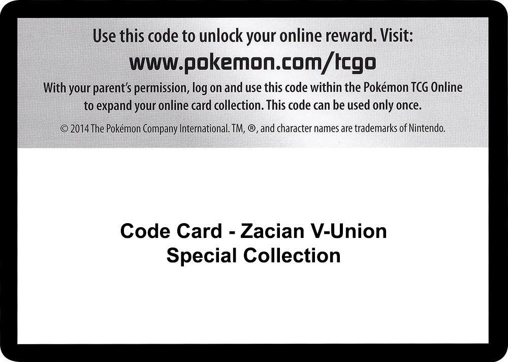Image for Code Card - Zacian V-UNION Special Collection (SWSH07) - Pokemon