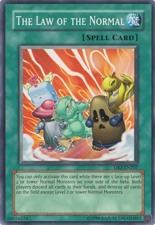 Image for The Law of the Normal (DR2-EN207) (DR2) - YuGiOh