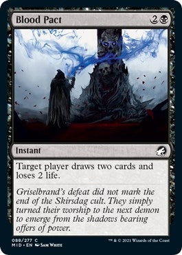 Image for Blood Pact (88) (Innistrad: Midnight Hunt) - Magic: The Gathering