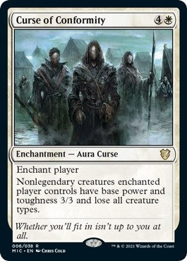 Image for Curse of Conformity (6) (Innistrad: Midnight Hunt) - Magic: The Gathering