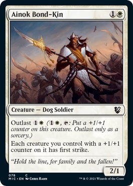 Image for Ainok Bond-Kin (78) (Innistrad: Midnight Hunt) - Magic: The Gathering