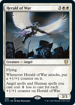 Image for Herald of War (86) (Innistrad: Midnight Hunt) - Magic: The Gathering