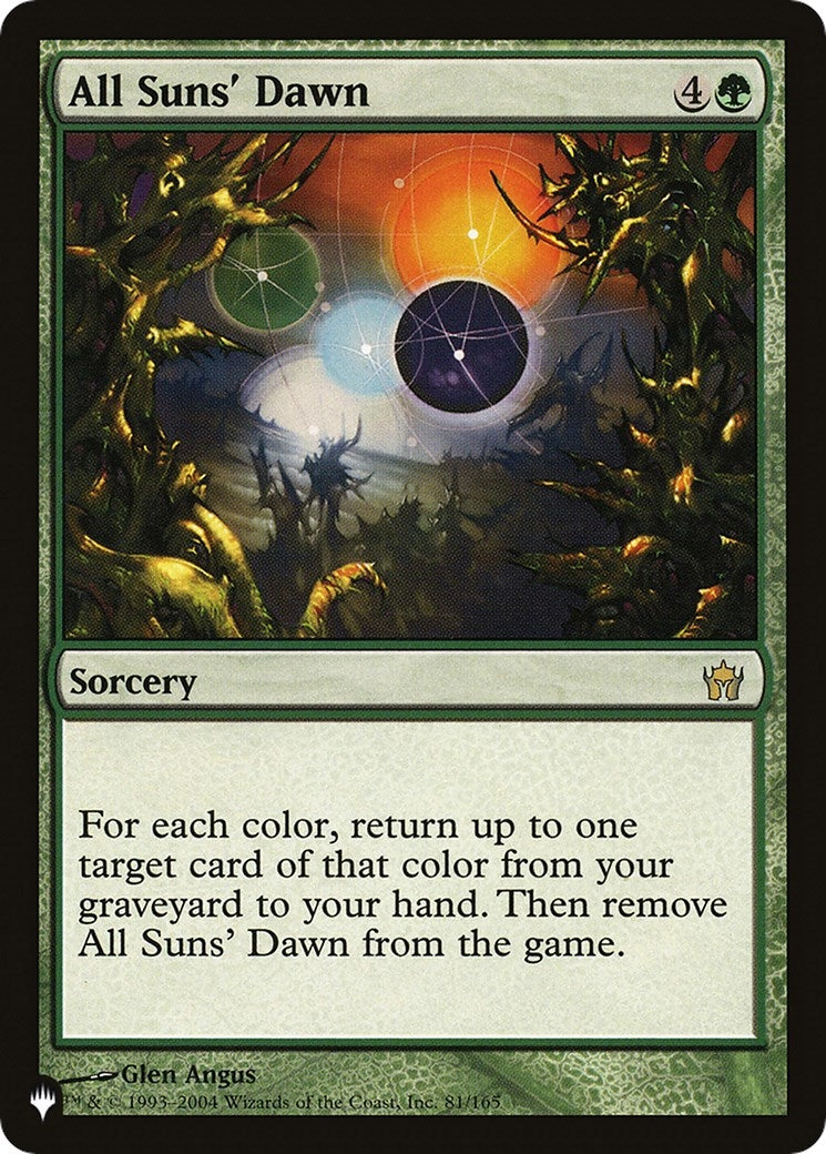 Image for All Suns' Dawn (81/165) (The List Reprints) - Magic: The Gathering