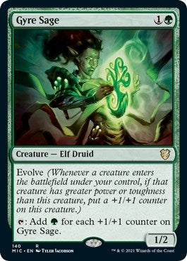 Image for Gyre Sage (140) (Innistrad: Midnight Hunt) - Magic: The Gathering