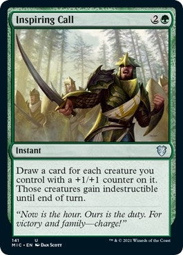Image for Inspiring Call (141) (Innistrad: Midnight Hunt) - Magic: The Gathering
