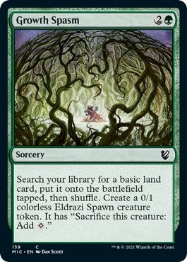 Image for Growth Spasm (139) (Innistrad: Midnight Hunt) - Magic: The Gathering
