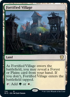 Image for Fortified Village (174) (Innistrad: Midnight Hunt) - Magic: The Gathering