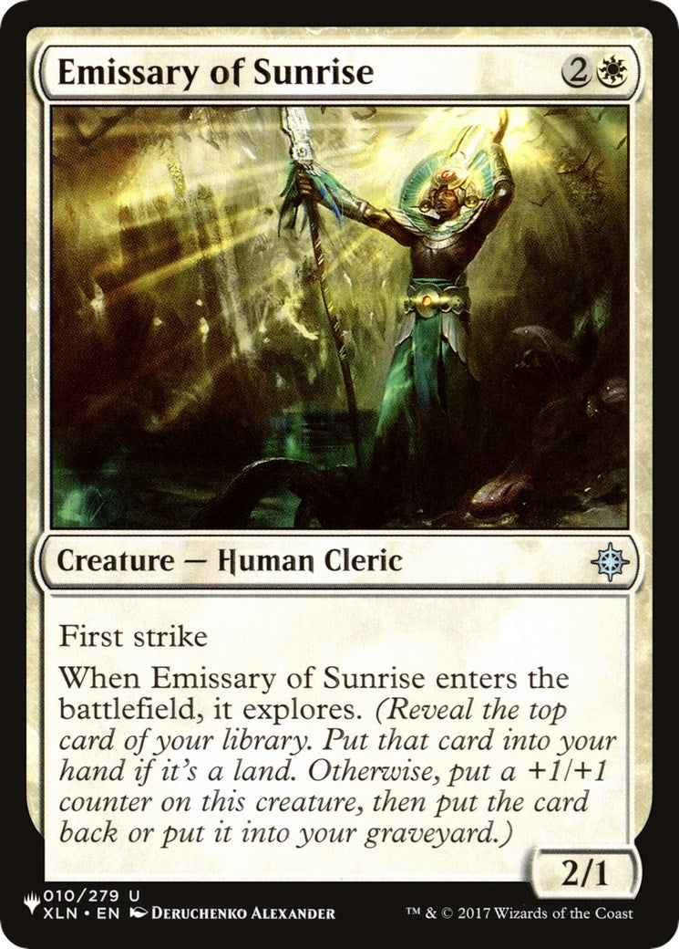 Image for Emissary of Sunrise (010/279) (The List Reprints) - Magic: The Gathering