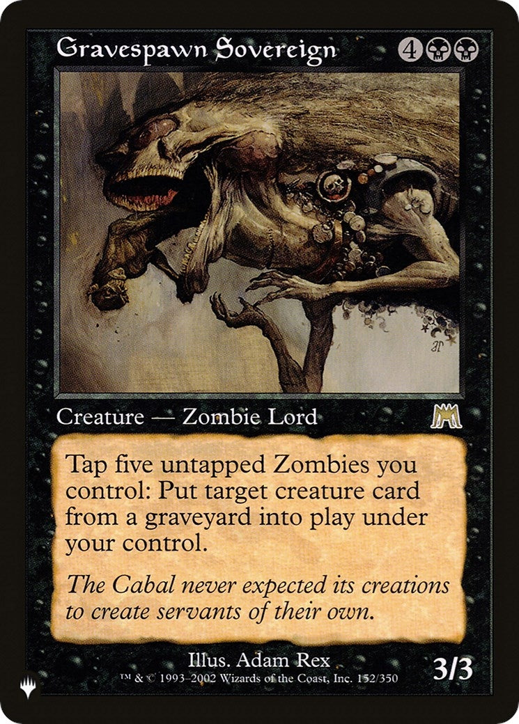 Image for Gravespawn Sovereign (152/350) (The List Reprints) - Magic: The Gathering