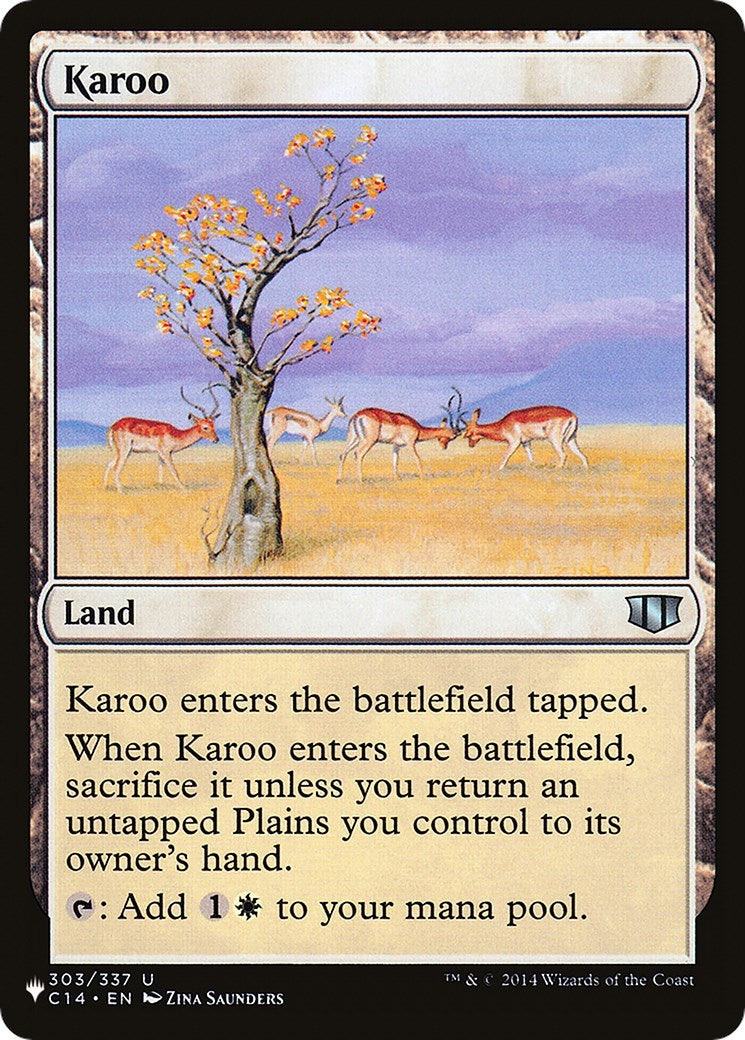 Image for Karoo (C14) (303/337) (The List Reprints) - Magic: The Gathering