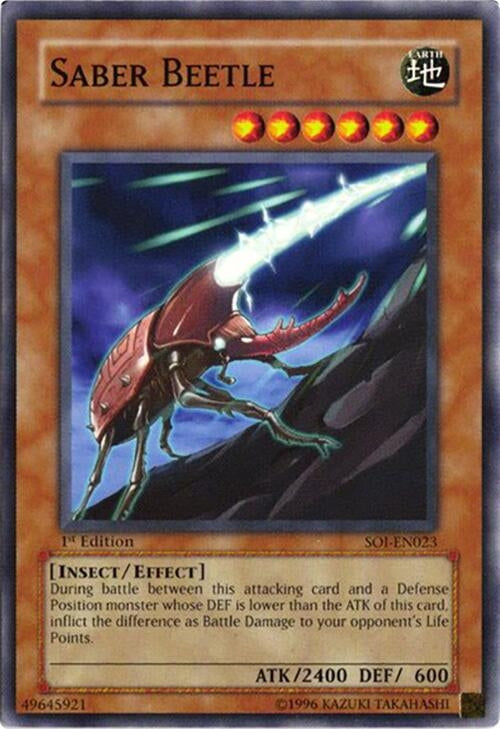 Image for Saber Beetle (SOI-EN023) (SOI) - YuGiOh