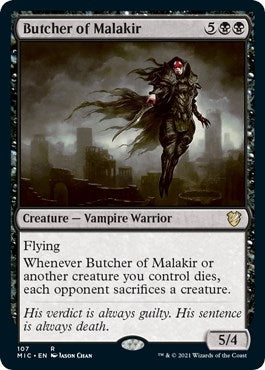 Image for Butcher of Malakir (107) (Innistrad: Midnight Hunt) - Magic: The Gathering