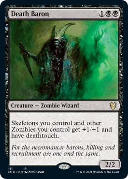 Image for Death Baron (111) (Innistrad: Midnight Hunt) - Magic: The Gathering