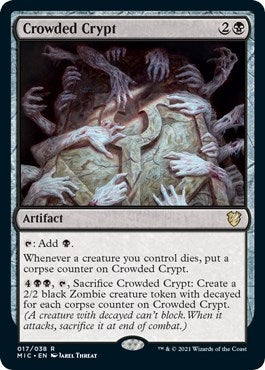 Image for Crowded Crypt (17) (Innistrad: Midnight Hunt) - Magic: The Gathering
