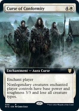 Image for Curse of Conformity (Extended Art) (44) (Innistrad: Midnight Hunt) - Magic: The Gathering