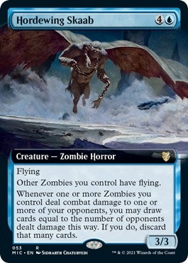 Image for Hordewing Skaab (Extended Art) (53) (Innistrad: Midnight Hunt) - Magic: The Gathering