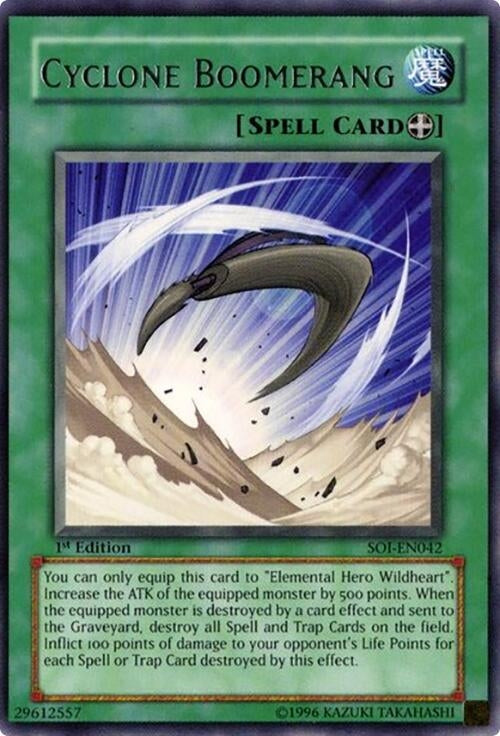Image for Cyclone Boomerang (SOI-EN042) (SOI) - YuGiOh