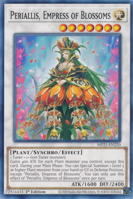 Image for Periallis, Empress of Blossoms (MP21-EN220) (MP21) - YuGiOh