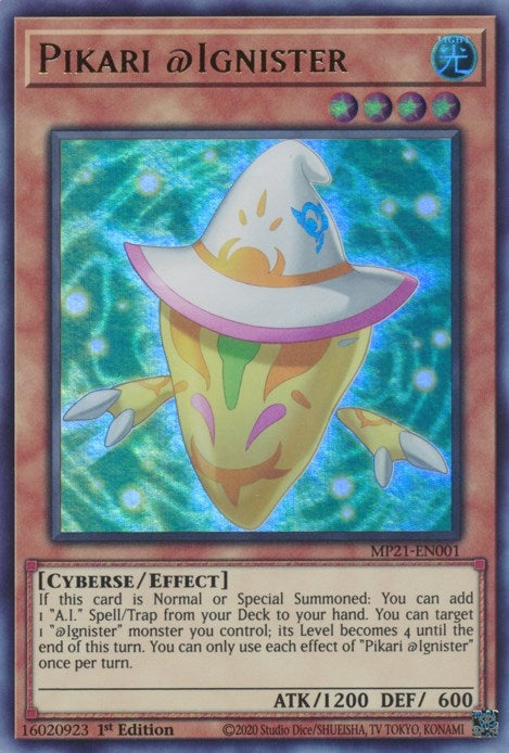 Image for Pikari @Ignister (MP21-EN001) (MP21) - YuGiOh