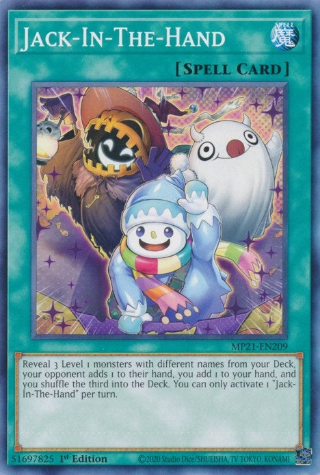 Image for Jack-In-The-Hand (MP21-EN209) (MP21) - YuGiOh