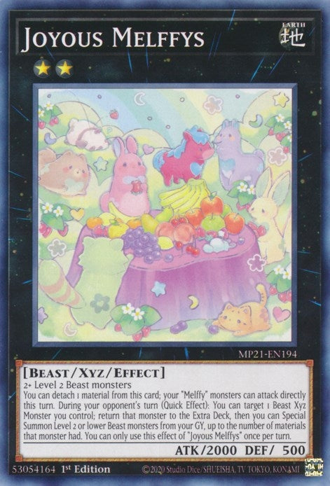 Image for Joyous Melffys (MP21-EN194) (MP21) - YuGiOh