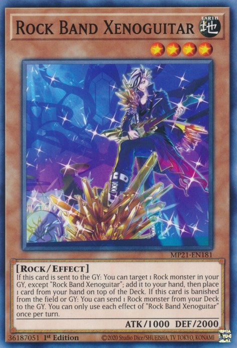 Image for Rock Band Xenoguitar (MP21-EN181) (MP21) - YuGiOh