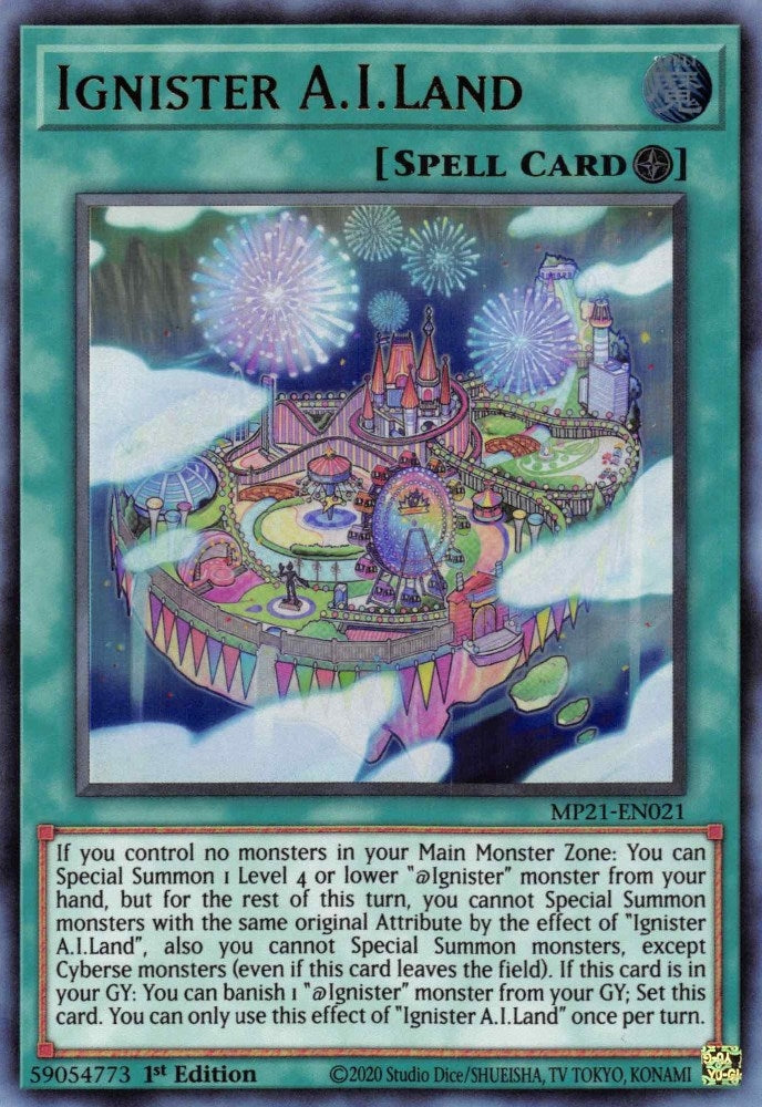 Image for Ignister A.I.Land (MP21-EN021) (MP21) - YuGiOh