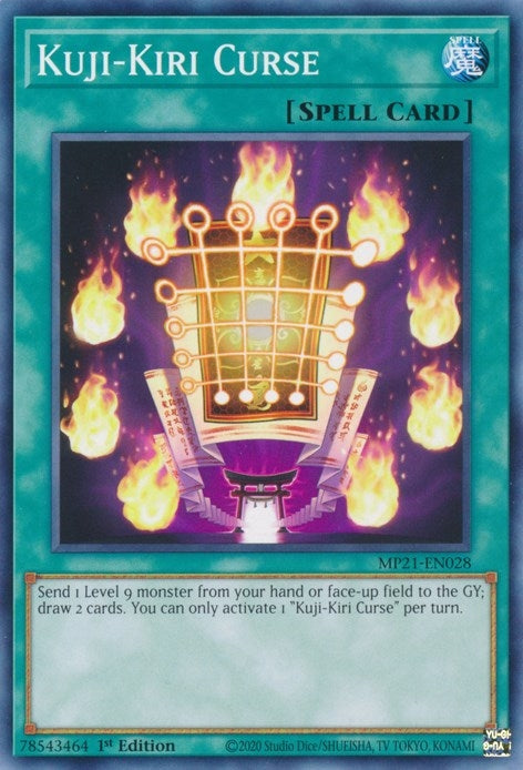 Image for Kuji-Kiri Curse (MP21-EN028) (MP21) - YuGiOh