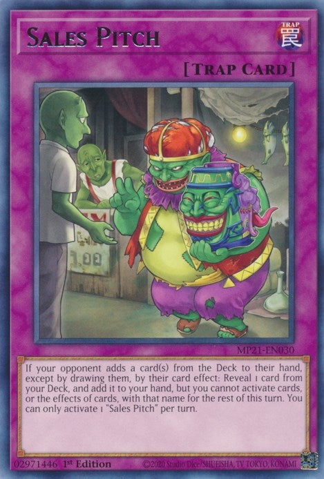 Image for Sales Pitch (MP21-EN030) (MP21) - YuGiOh