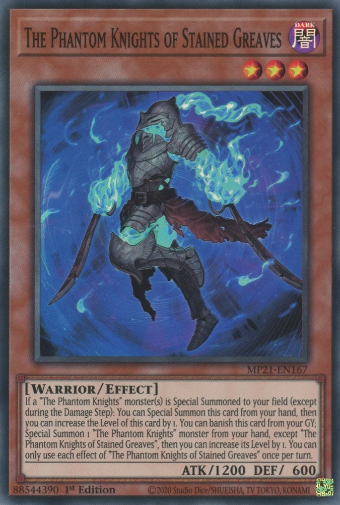 Image for The Phantom Knights of Stained Greaves (MP21-EN167) (MP21) - YuGiOh