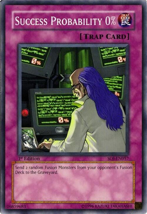 Image for Success Probability 0% (SOI-EN057) (SOI) - YuGiOh