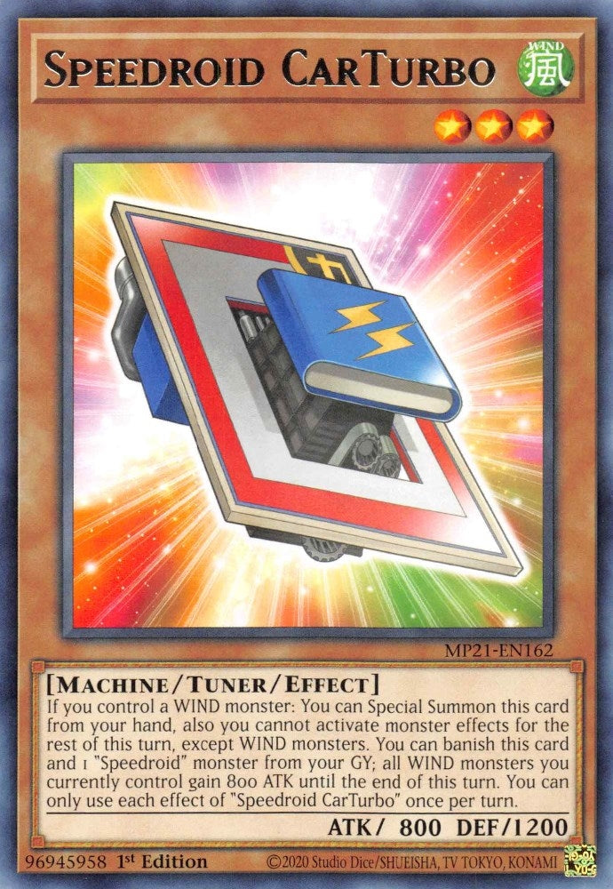 Image for Speedroid CarTurbo (MP21-EN162) (MP21) - YuGiOh