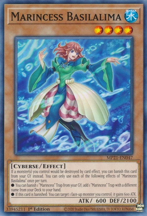 Image for Marincess Basilalima (MP21-EN047) (MP21) - YuGiOh