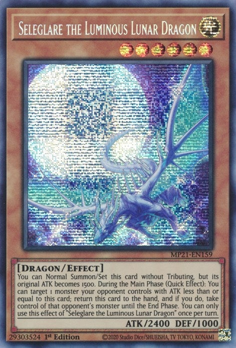 Seleglare the Luminous Lunar Dragon (MP21-EN159) (MP21)
