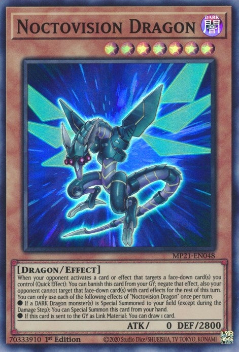 Image for Noctovision Dragon (MP21-EN048) (MP21) - YuGiOh