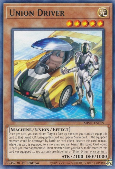Image for Union Driver (MP21-EN059) (MP21) - YuGiOh