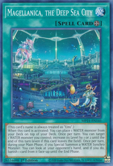 Image for Magellanica, the Deep Sea City (MP21-EN141) (MP21) - YuGiOh