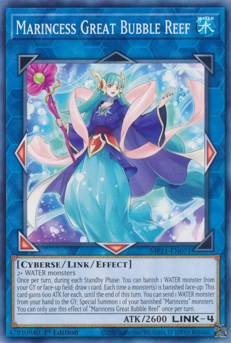 Image for Marincess Great Bubble Reef (MP21-EN071) (MP21) - YuGiOh