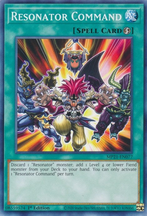 Image for Resonator Command (MP21-EN077) (MP21) - YuGiOh