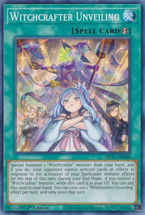 Image for Witchcrafter Unveiling (MP21-EN080) (MP21) - YuGiOh
