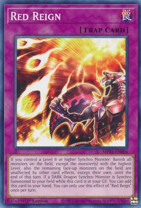 Image for Red Reign (MP21-EN084) (MP21) - YuGiOh