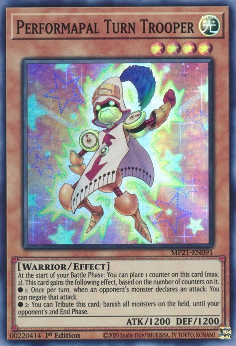 Image for Performapal Turn Trooper (MP21-EN091) (MP21) - YuGiOh