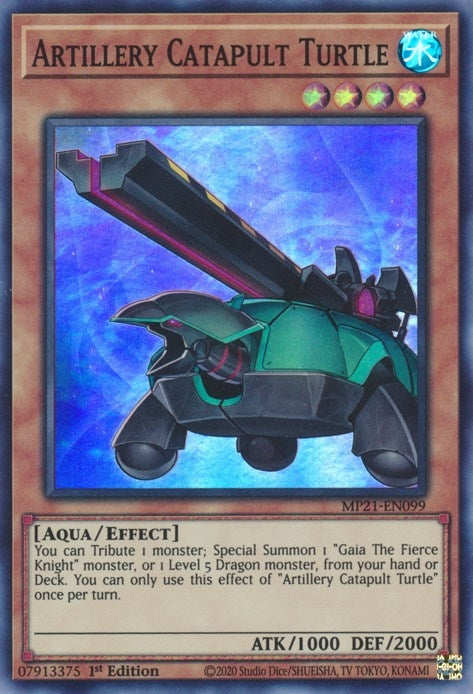 Image for Artillery Catapult Turtle (MP21-EN099) (MP21) - YuGiOh