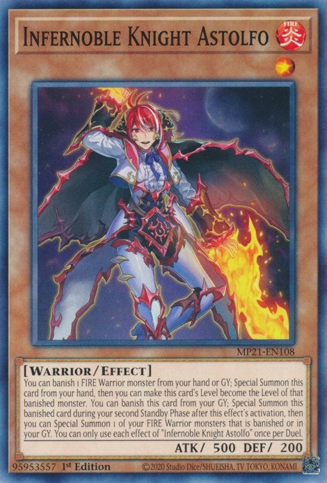 Image for Infernoble Knight Astolfo (MP21-EN108) (MP21) - YuGiOh