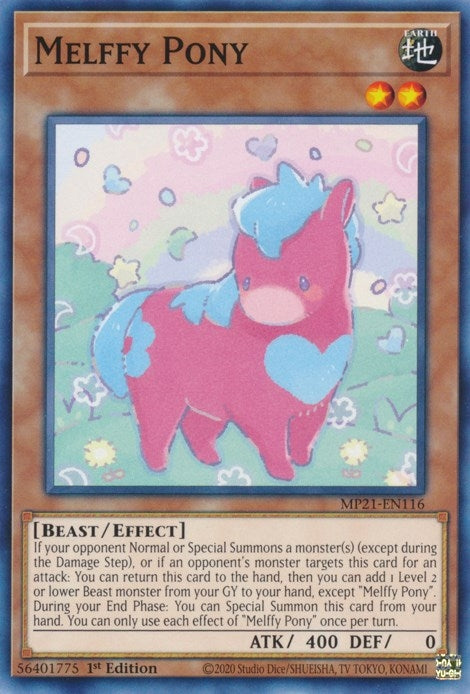 Image for Melffy Pony (MP21-EN116) (MP21) - YuGiOh